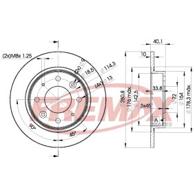 Compre Disco de travão da FREMAX BD-6251 a um preço baixo por 52,42 €