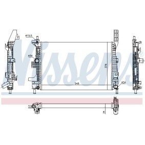 Compre Radiador, arrefecimento do motor da NISSENS 691051 a um preço baixo por 133,26 €