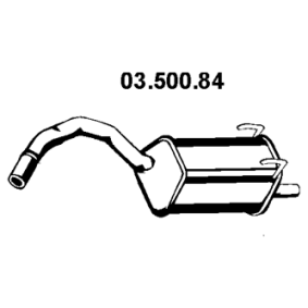 Endschalldämpfer 03.500.84 von EBERSPÄCHER günstig für 105,69 € online kaufen