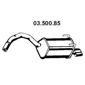 Endschalldämpfer 03.500.85 von EBERSPÄCHER günstig für 295,27 € online kaufen