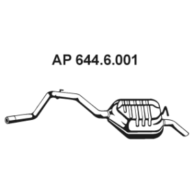 Endschalldämpfer 644.6.001 von EBERSPÄCHER günstig für 73,81 € online kaufen