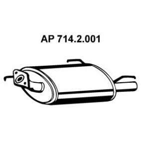 Endschalldämpfer 714.2.001 von EBERSPÄCHER günstig für 93,37 € online kaufen