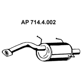 Endschalldämpfer 714.4.002 von EBERSPÄCHER günstig für 68,07 € online kaufen