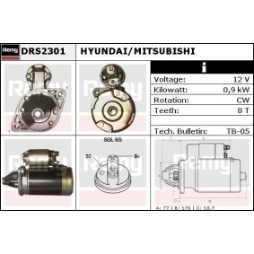 Anlasser DRS2301N von DELCO REMY günstig für 167,05 € online kaufen