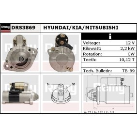 Anlasser für HYUNDAI von DELCO REMY