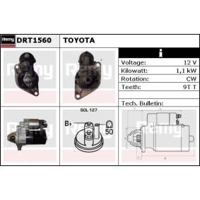Anlasser für TOYOTA von DELCO REMY