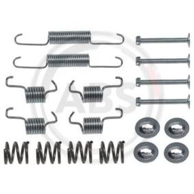 Achetez des Kit d'accessoires, mâchoires de frein de stationnement A.B.S. 0011Q à prix pour 7,77 €