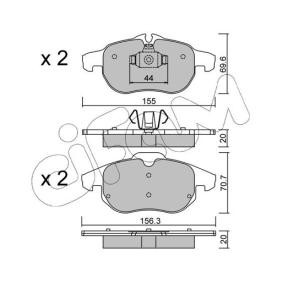 Bremsbeläge 822-540-0 von CIFAM günstig für 86,70 € online kaufen