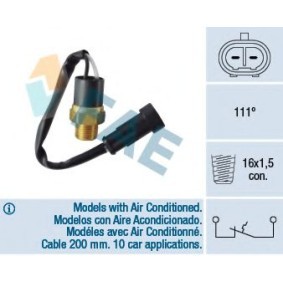 Temperaturschalter, Kühlmittelwarnlampe für ALFA ROMEO von FAE