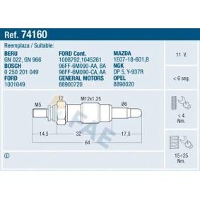 Glühkerze 74160 von FAE günstig für 8,20 € online kaufen