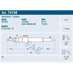 Glühkerze 74194 von FAE günstig für 16,55 € online kaufen