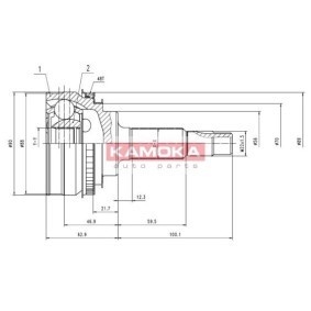 Acquista Kit giunti semiasse da KAMOKA 6890 a buon mercato per soli 15,76 €