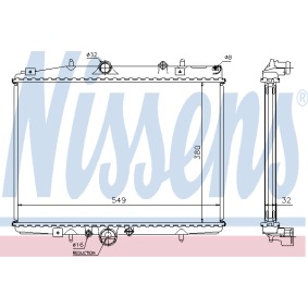 Kühler, Motorkühlung 61292 von NISSENS günstig für 104,14 € online kaufen