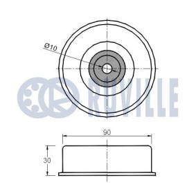 Kurbelwellenrad 3487008 SMART von RUVILLE