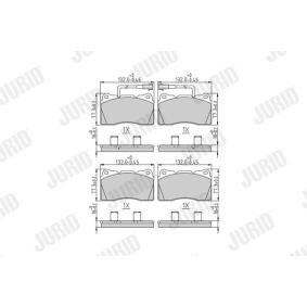 Bremsbeläge 573433J von JURID günstig für 61,66 € online kaufen