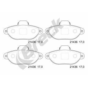 Achetez des Plaquettes de frein BRECK 21436 00 702 00 à prix pour 38,71 €