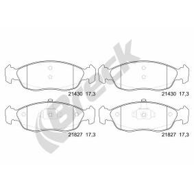 Achetez des Plaquettes de frein BRECK 21827 00 702 00 à prix pour 27,69 €