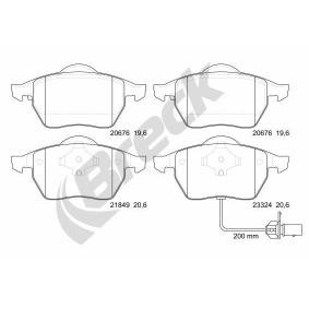 Achetez des Plaquettes de frein BRECK 21849 00 701 10 à prix pour 47,26 €