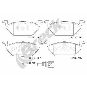 Achetez des Plaquettes de frein BRECK 23131 00 702 10 à prix pour 47,19 €