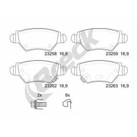 Achetez des Plaquettes de frein BRECK 23258 00 704 10 à prix pour 41,41 €