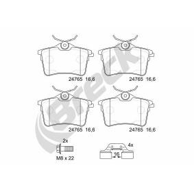 Achetez des Plaquettes de frein BRECK 24765 00 704 00 à prix pour 46,56 €