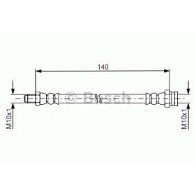Bremsschlauch für OPEL von BOSCH