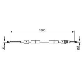 Handbremsseil 1 987 482 540 von BOSCH günstig für 22,66 € online kaufen