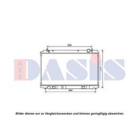 Compre Radiador de AKS DASIS online para 350 Z Roadster (Z33) a preços moderados