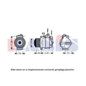 Klimakompressor 852594N von AKS DASIS günstig für 299,81 € online kaufen