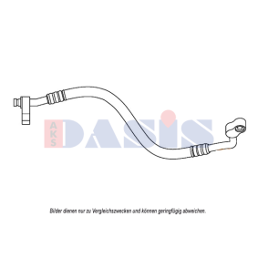 Compre Conduta de alta / baixa pressão, ar condicionado da AKS DASIS 885889N a um preço baixo por 50,63 €