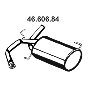 Endschalldämpfer 46.606.84 von EBERSPÄCHER günstig für 171,37 € online kaufen