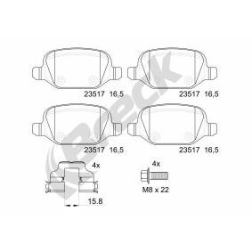 Achetez des Plaquettes de frein BRECK 23517 00 704 00 à prix pour 42,37 €