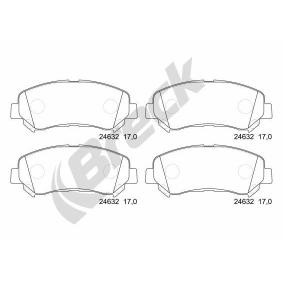 Achetez des Plaquettes de frein BRECK 24632 00 701 00 à prix pour 44,59 €