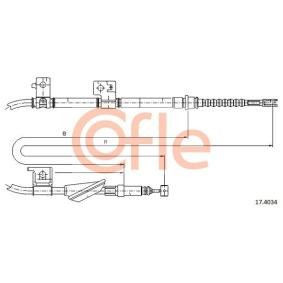 Handbremsseil 17.4034 ROVER von COFLE