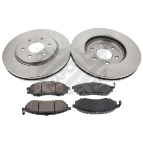 Acquista Kit dischi e pastiglie da MAPCO online per NP300 Navara Camion pianale / Telaio (D40) a prezzi moderati