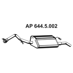 Endschalldämpfer 644.5.002 von EBERSPÄCHER günstig für 88,45 € online kaufen