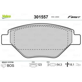 Bremsbeläge 301557 von VALEO günstig für 25,20 € online kaufen