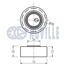 Radlagersatz 5288 von RUVILLE günstig für 28,21 € online kaufen
