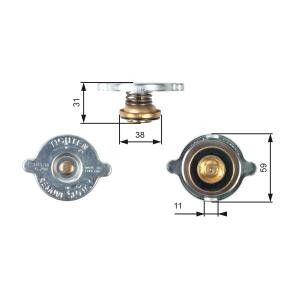 Kühlerdeckel für FIAT von GATES