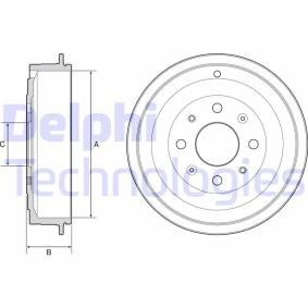 Achetez des Tambour de frein DELPHI BF541 à prix pour 27,69 €