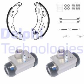 Achetez des Kit de freins, freins à tambours DELPHI KP1077 à prix pour 85,95 €