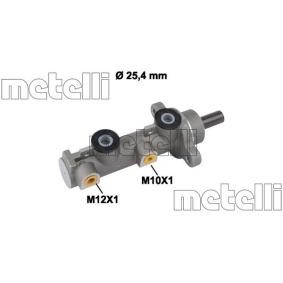 Acquista Cilindro maestro del freno da METELLI 05-0581 a buon mercato per soli 68,79 €