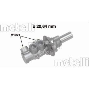 Compre Cilindro principal de freno de METELLI online para 107 Hatchback (PM, PN) a precios moderados
