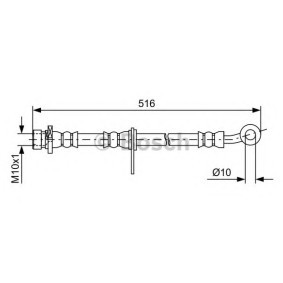 Bremsschlauch 1 987 481 729 von BOSCH günstig für 17,45 € online kaufen