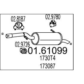 Acquista Marmitta da MTS 01.61099 a buon mercato per soli 74,26 €