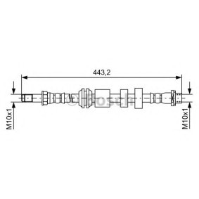 Bremsschlauch für VOLVO von BOSCH