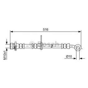 Bremsschlauch 1 987 481 730 von BOSCH günstig für 17,02 € online kaufen
