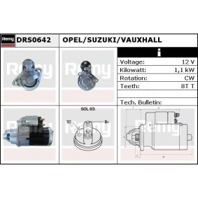 Anlasser DRS0642 von DELCO REMY günstig für 295,07 € online kaufen