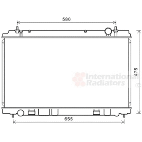 Compre Radiador de VAN WEZEL online para 350 Z Roadster (Z33) a preços moderados