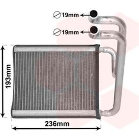 Comprar Radiador de calefacción de VAN WEZEL 82006391 a bajo precio de 95,47 €